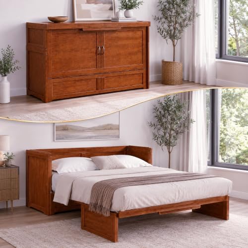 NIGHT & DAY Furniture Murphy Cube Cabinet Bed - Image 2