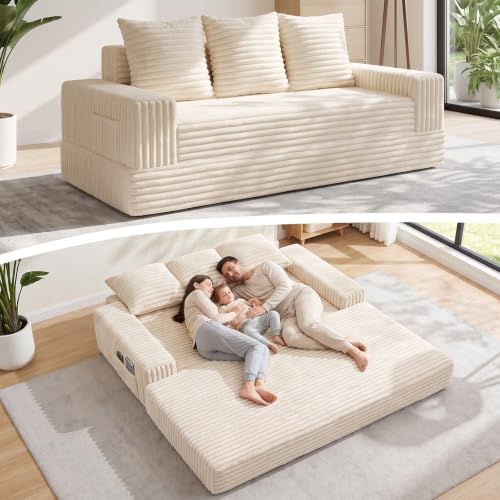 2-in-1 Convertible Sofa Bed by Unknown