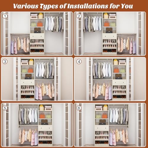 Closet System with Drawer - Image 5