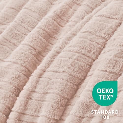 BEDELITE Faux Fur King Size Comforter Set, Fluffy Bed Set - Image 4