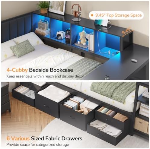 DICTAC Corner Twin Bed Frame - Image 5