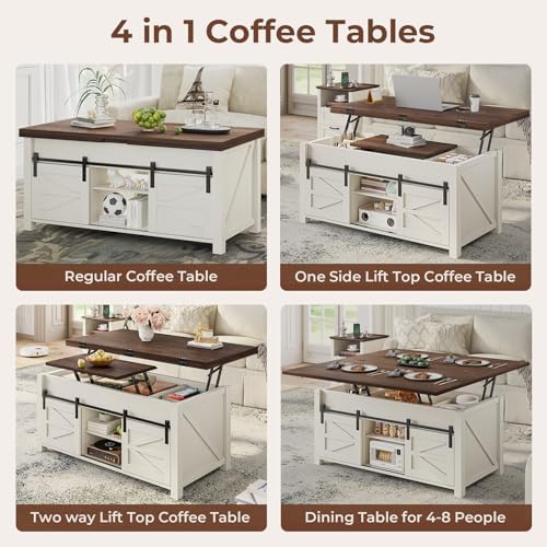 Lift Top Coffee Table for Living Room - Image 4