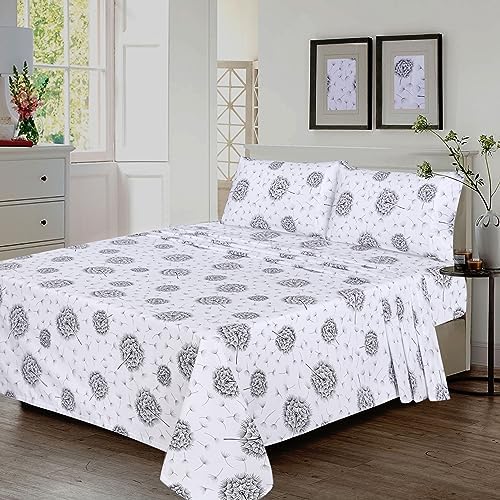 RUVANTI 100% Cotton Queen Sheets, Percale Queen Sheet Set - Image 2