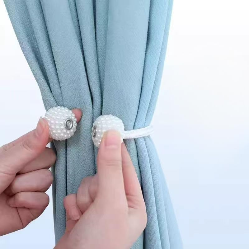 10 Pack Magnetic Curtain Tiebacks, Curtain Tiebacks Buckles Holdbacks Holders - Image 5