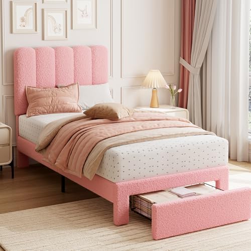 GarveeHome Twin Bed Frame, Platform Bed - Image 3