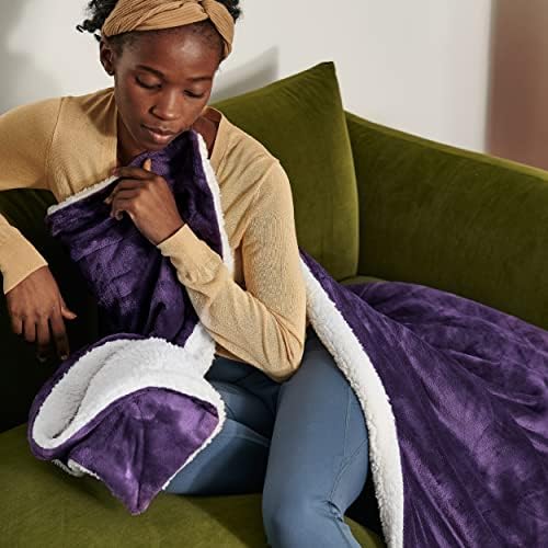 Bedsure GentleSoft Sherpa Fleece Blanket Queen Size - Image 5
