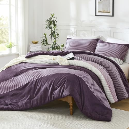 Litanika Purple California King Comforter Set - Image 3