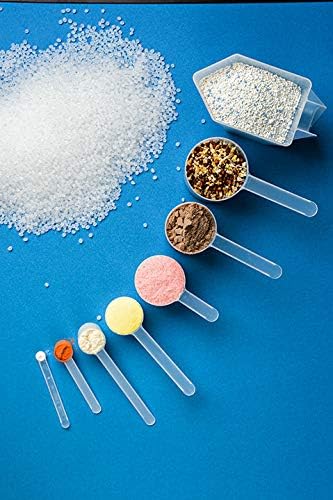 1/2 Teaspoon (2.5 mL) Long Handle Scoop for Measuring Coffee, Pet Food, Grains, Protein, Spices and Other Dry Goods (Pack of 10)