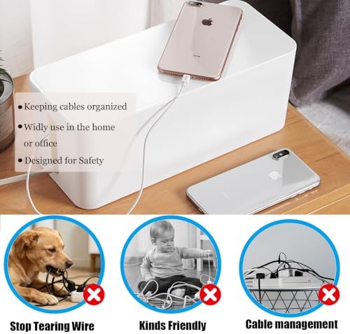 Cable Management Box, Power Cover Surge Protector - Image 3