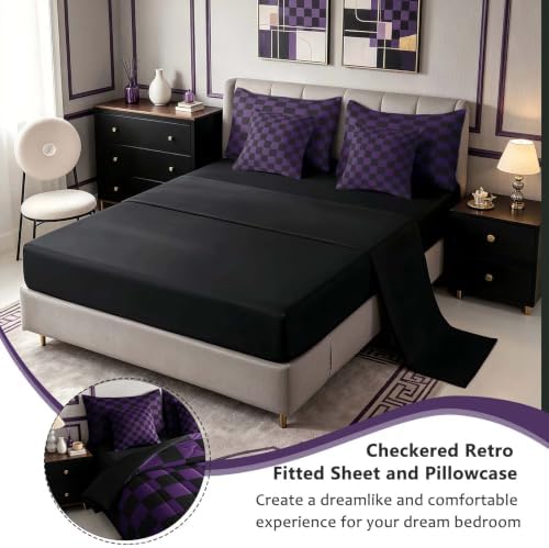 Feelyou Checkered King Comforter Set - Image 4