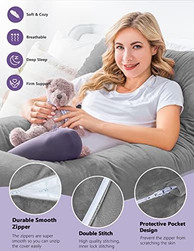 Pregnancy Pillow, U Shaped Pregnancy Body Pillow - Image 4