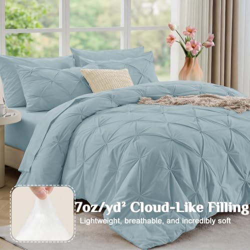 JOLLYVOGUE King Size Comforter Set 7 Pieces - Image 2