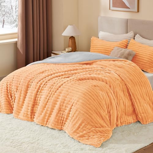 BEDELITE Fleece Twin/Twin XL Comforter Set, Fluffy Bed Set - Image 2