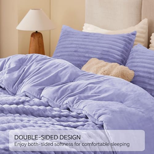 BEDELITE Fleece Twin/Twin XL Comforter Set, Fluffy Bed Set - Image 5