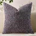 Soft Wool Decorative Throw Pillow Covers 26x26 Purple SY011E26 by Allorry