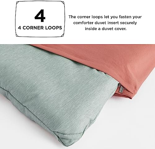 Bedsure Mint Green King Size Comforter Set, Cationic Dyed Bed Set 3 Pcs - Image 5