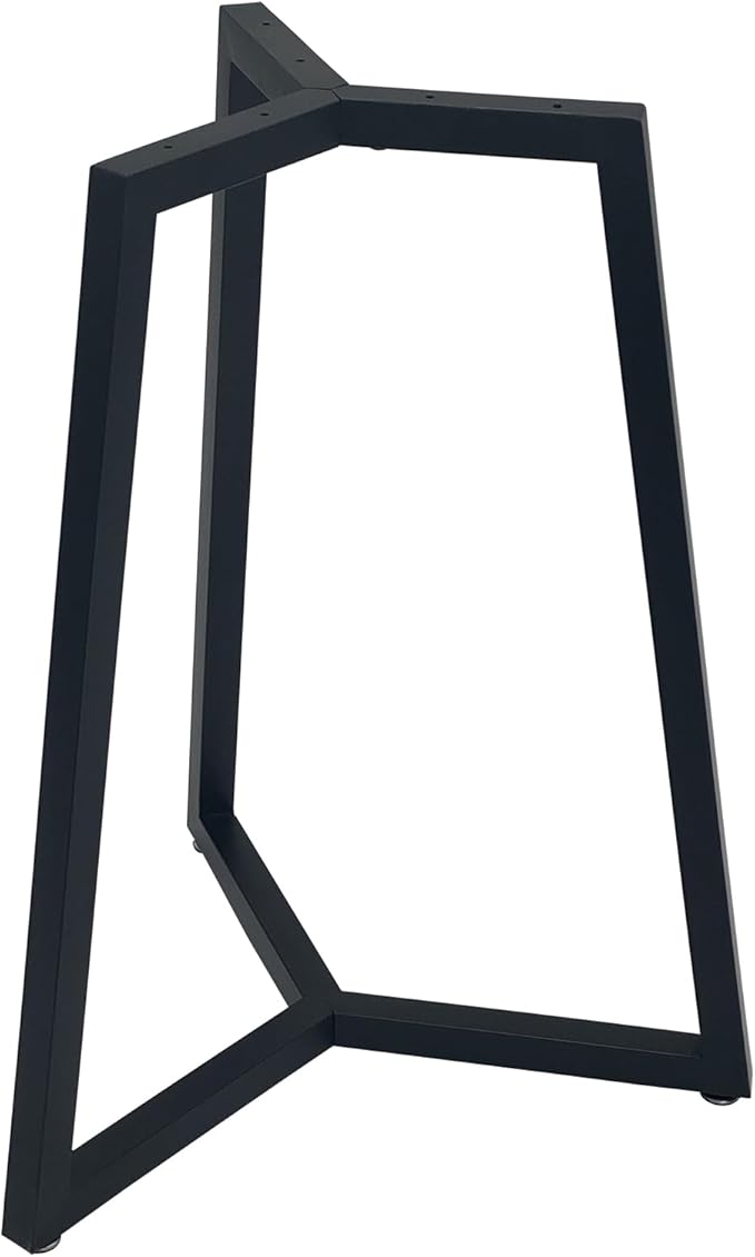 Round Table Legs 16 Inch Coffee Table Legs,Metal Table Base Black Iron Legs for Table,Metal Furniture Legs Dining