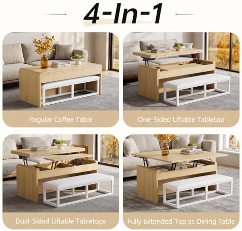 Dual Lift Top Coffee Table - Image 3