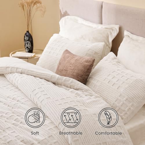 EXQ Home Waffle Fluffy Comforter Set Full Size - Image 6