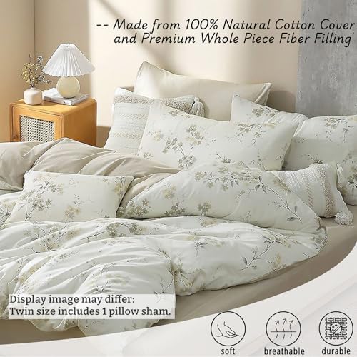Floral Cotton Comforter Twin Size - Image 2