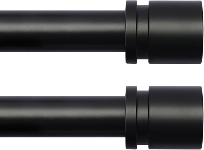 Byondeth Curtain Rods for Windows 16 to 88 Inches 2 Pack Adjustable Length 1 by Byondeth