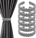6 Pack Braided Curtain Tieback Elegant Boho Rustic Drapes Holdback by Unknown
