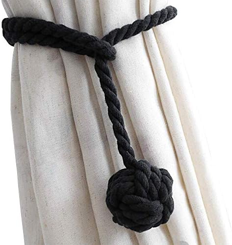 Melaluxe 4 Pack Curtain Tiebacks by Melaluxe