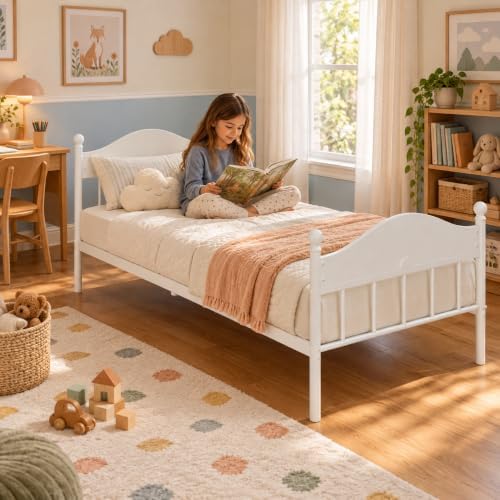 Twin Daybed with Trundle, Pull Out Guest Bed, Space Saving Twin Bed Frame - Image 6