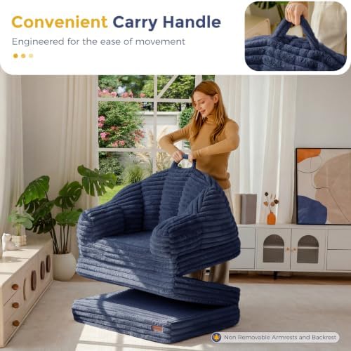MAXYOYO Folding Sofa Bed Chair, Sleeper Chair - Image 6