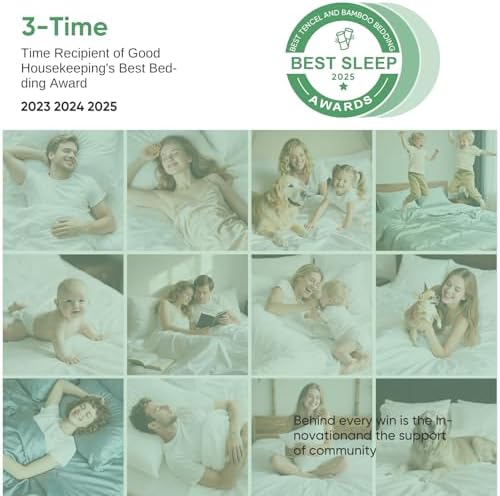 100% Bamboo Viscose & Lyocell Tencel Sheets Set CK Size，Cooling & Silky Soft - Image 3