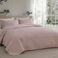 Bedsure King Size Quilt, Lightweight Comforter Set, Dusty Rose Bedspread by BEDSURE