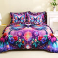 Kids Twin Comforter Sets for Girls 6 Pieces Purple Bedding Set for Teens by mooreeke