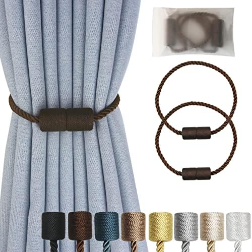 Magnetic Curtain Tiebacks Decorative Holdbacks Rope Tie Back Drapes Hangtty by CURTAINTIEBACKS
