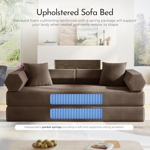 79" Convertible Sofa Bed, Boneless Couch - Image 5