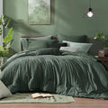 Monbix Full Size Comforter Set Deep Forest 7 Pieces Bed in a Bag by Monbix