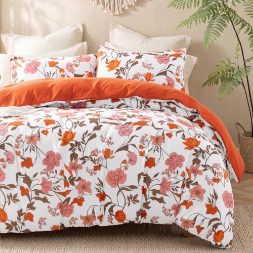 Exclusivo Mezcla Lightweight Reversible King Comforter Set Floral, 3 Piece - Image 2