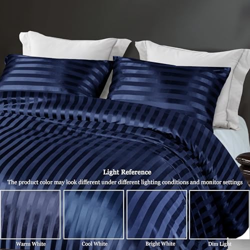 Whale Flotilla 3-Piece Reversible Silky Soft Breathable King Comforter Set - Image 4
