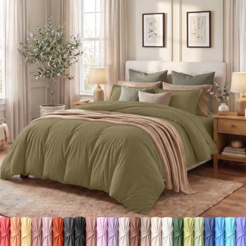 Duvet Cover Queen, 3 Piece Set, Extra Soft by UTOPIABEDDING