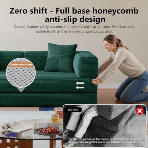 78.8" Boneless Couch for Living Room, Futon Sleeper Sofa Bed - Image 5