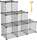 Wire Cube Storage Organizer, Metal Storage Shelves Bookshelf, Stackable Modular by Worththetrustofeverycusto