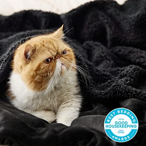 Bedsure GentleSoft Sherpa Fleece Throw Blanket - Image 2