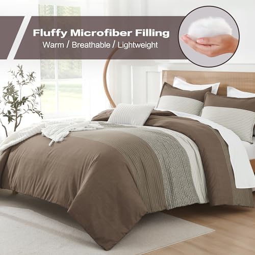 Litanika Coffee Oversized Queen Comforter Set - Image 5