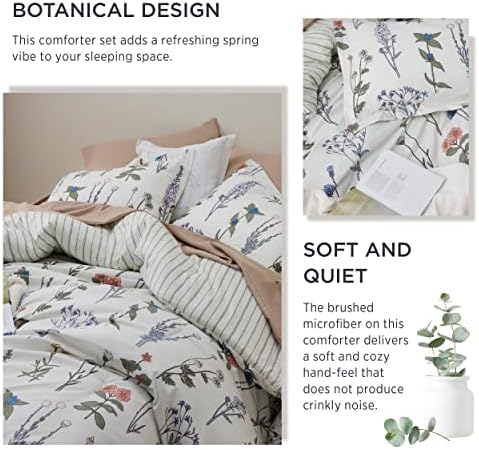 Bedsure Floral King Size Comforter - Image 5
