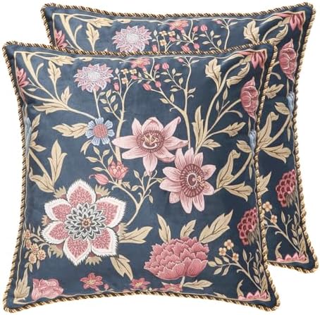patdrea Designer Velvet Vintage Throw Pillow Cover by Welcometopatdrea