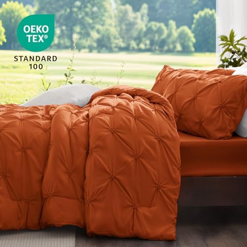BEDELITE King Comforter Set Burnt Orange, Fluffy & Soft Comforter - Image 3