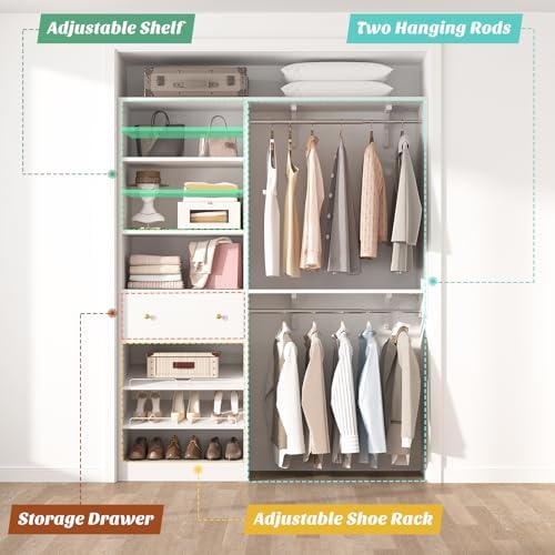Closet System with Drawer - Image 6