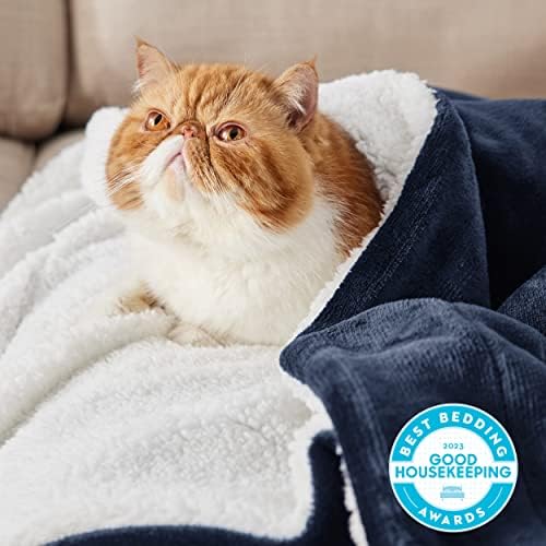 Bedsure GentleSoft Sherpa Fleece Blankets King Size - Image 2