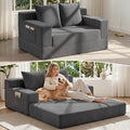 Convertible Sofa Bed, Small Boneless Couch & Boneless Loveseat, Pull Out Couch by ZIYDILY