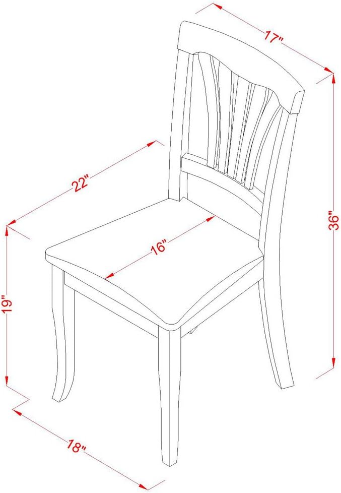 East West Furniture LGAV5-BLK-LC 5 Piece Dinette Set Includes a Rectangle Dining Room Table with Butterfly Leaf and 4 Faux Leather Upholstered Dining Chairs, 42x84 Inch, Black