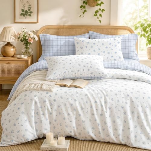 Floral Comforter Set Queen Size 3 Pieces by Erwinmu